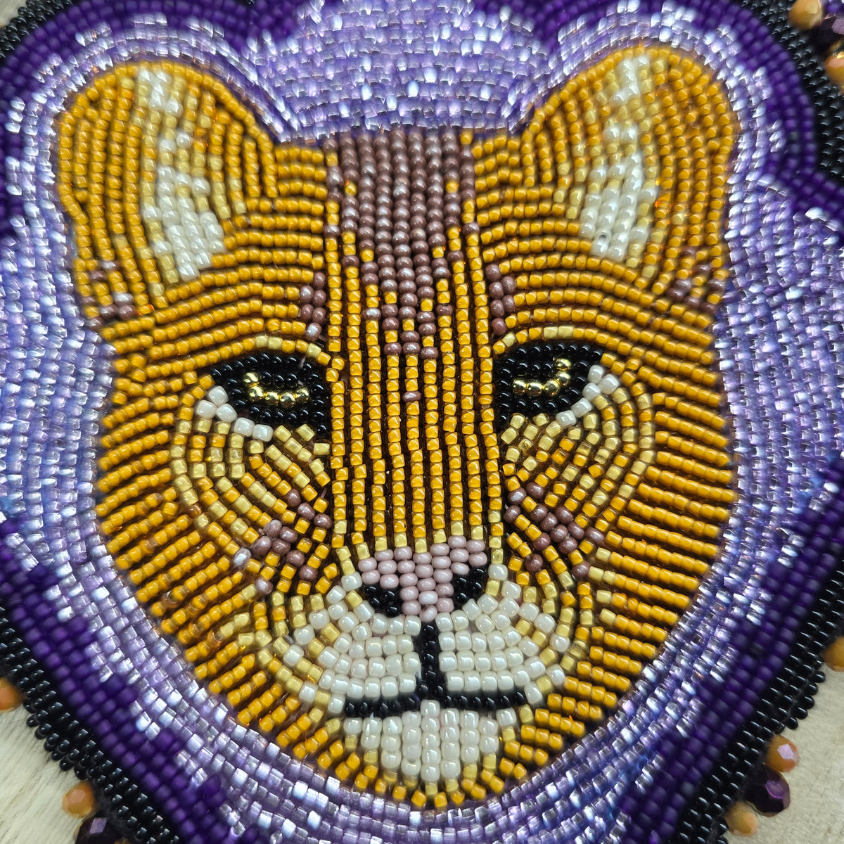 Mountain Lion beaded set