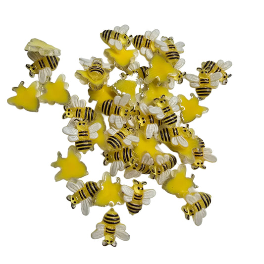Bee flatbacks 16pcs