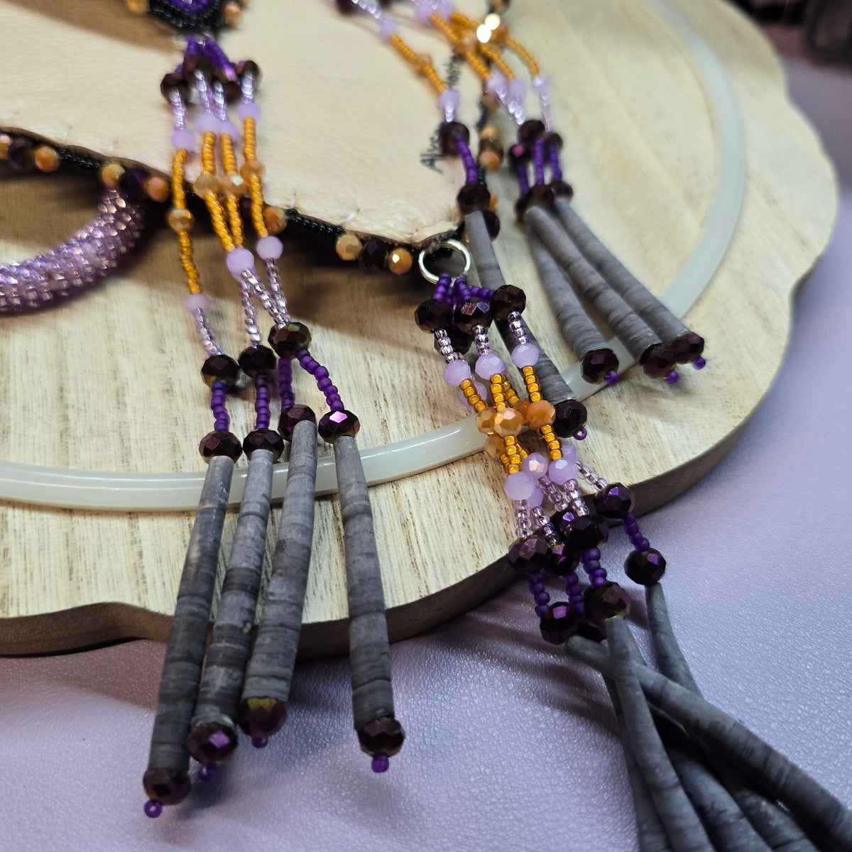 Mountain Lion beaded set