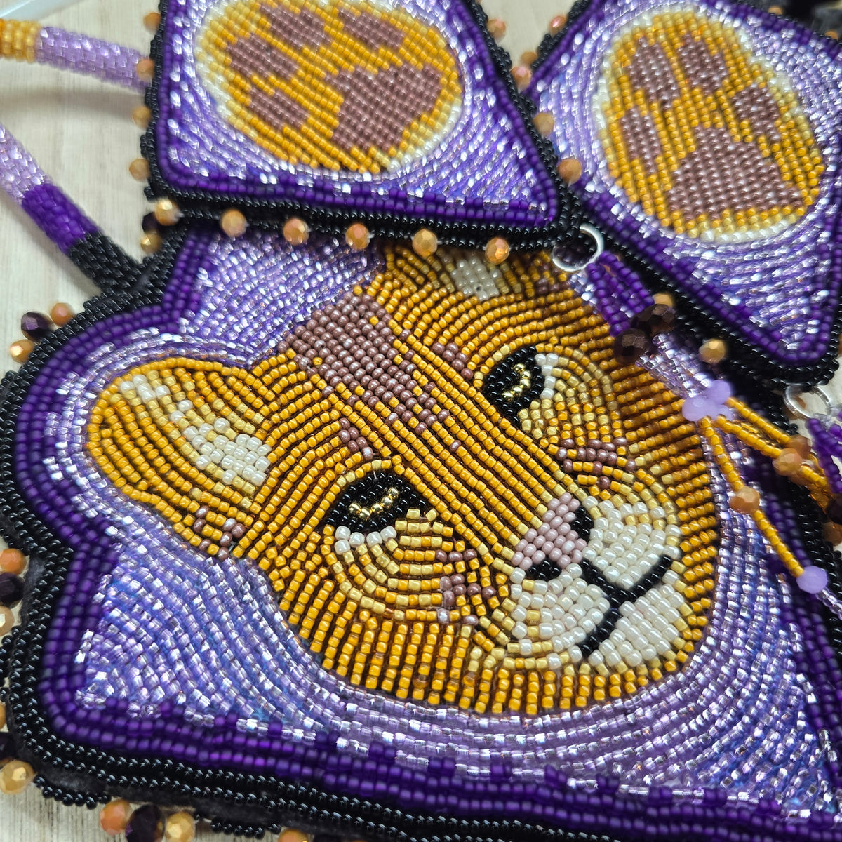 Mountain Lion beaded set