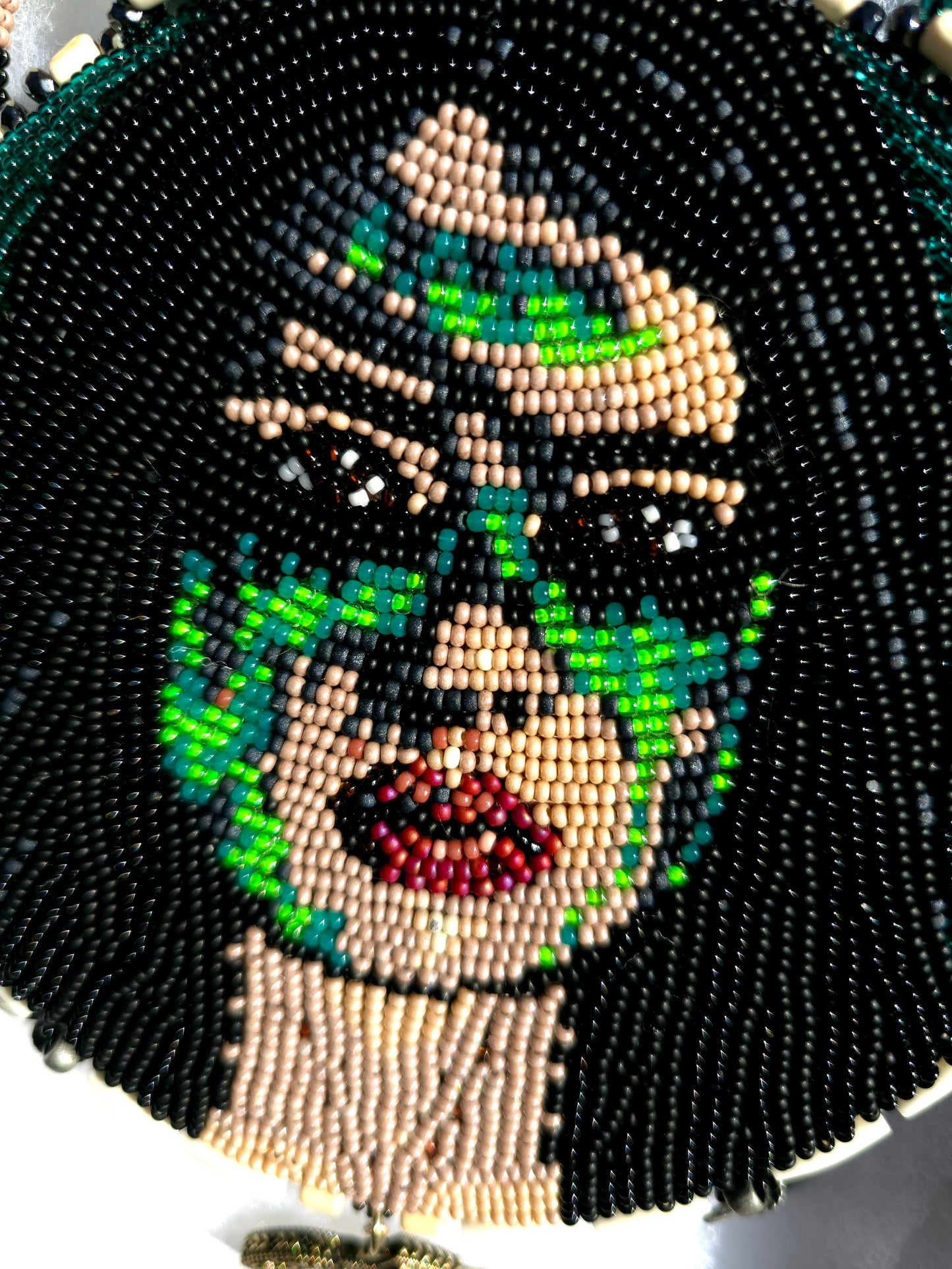 Naru inspired beaded medallion