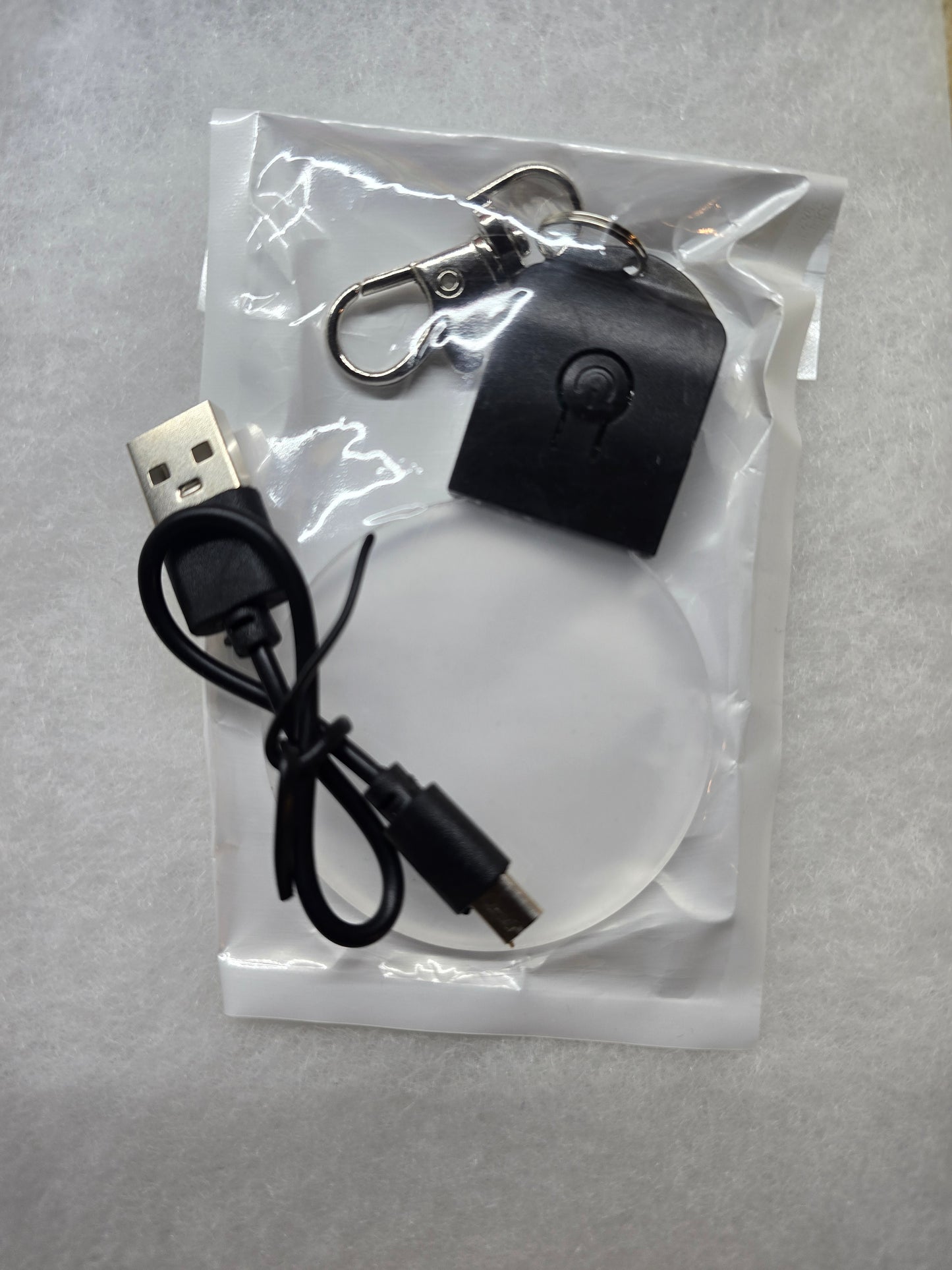 LED light up keychain, 5 modes, for DIY rechargeable, usb charger